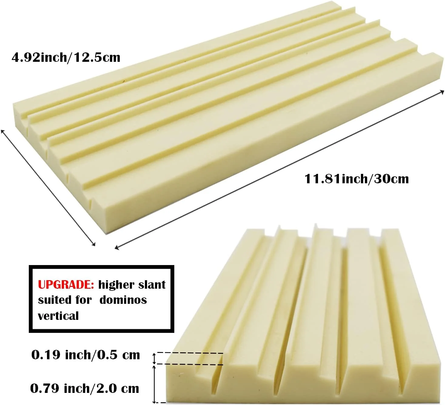 مجموعه ۴ عددی جای دوتایی پلاستیکی Yuanhe، قفسه نگهدارنده کاشی برای بازی های قطار مکزیکی و کارت بازی