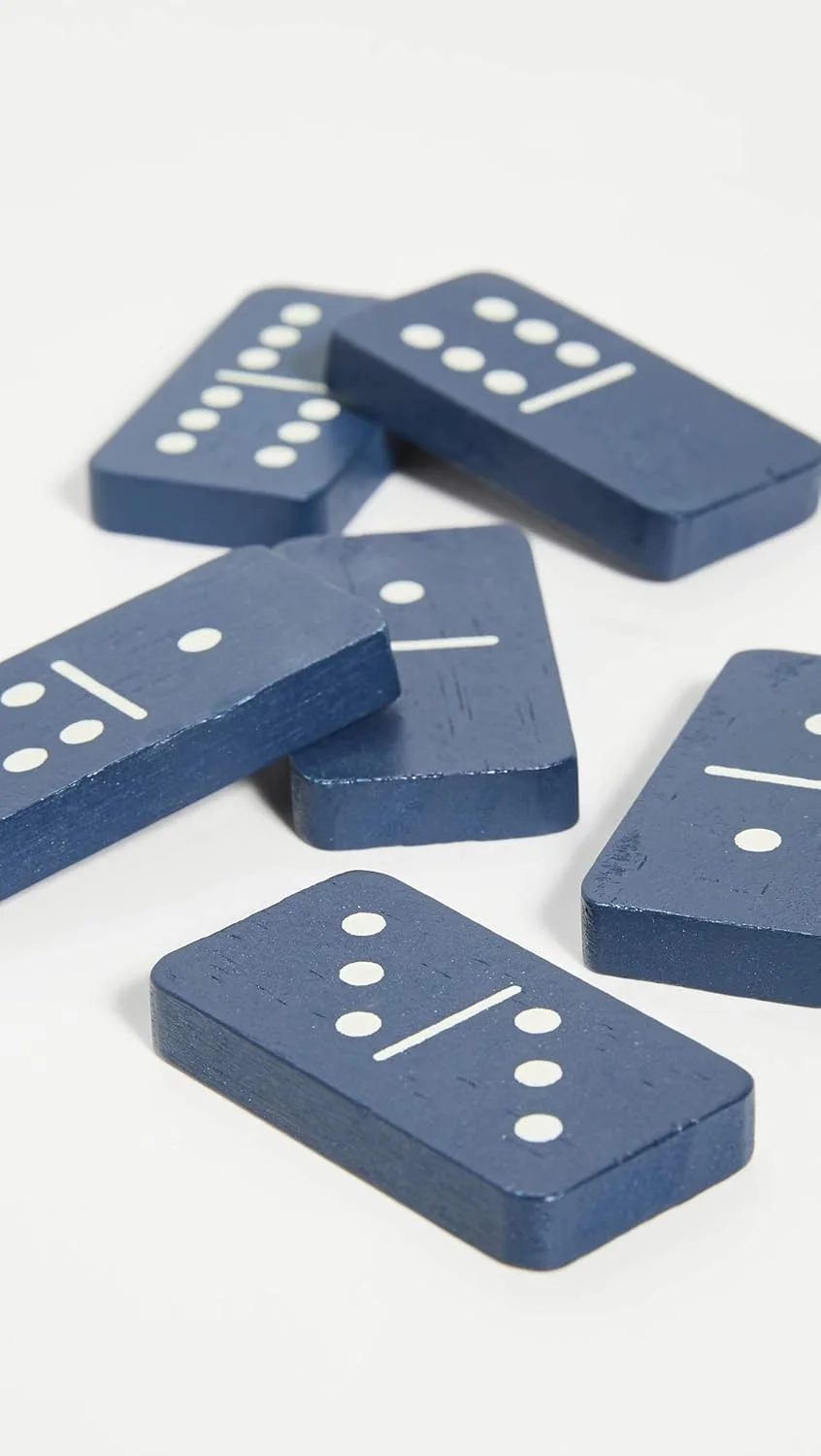 پرینت ورکس کلاسیک - دومینو شماره 4 - آبی - تک سایز، PW00340