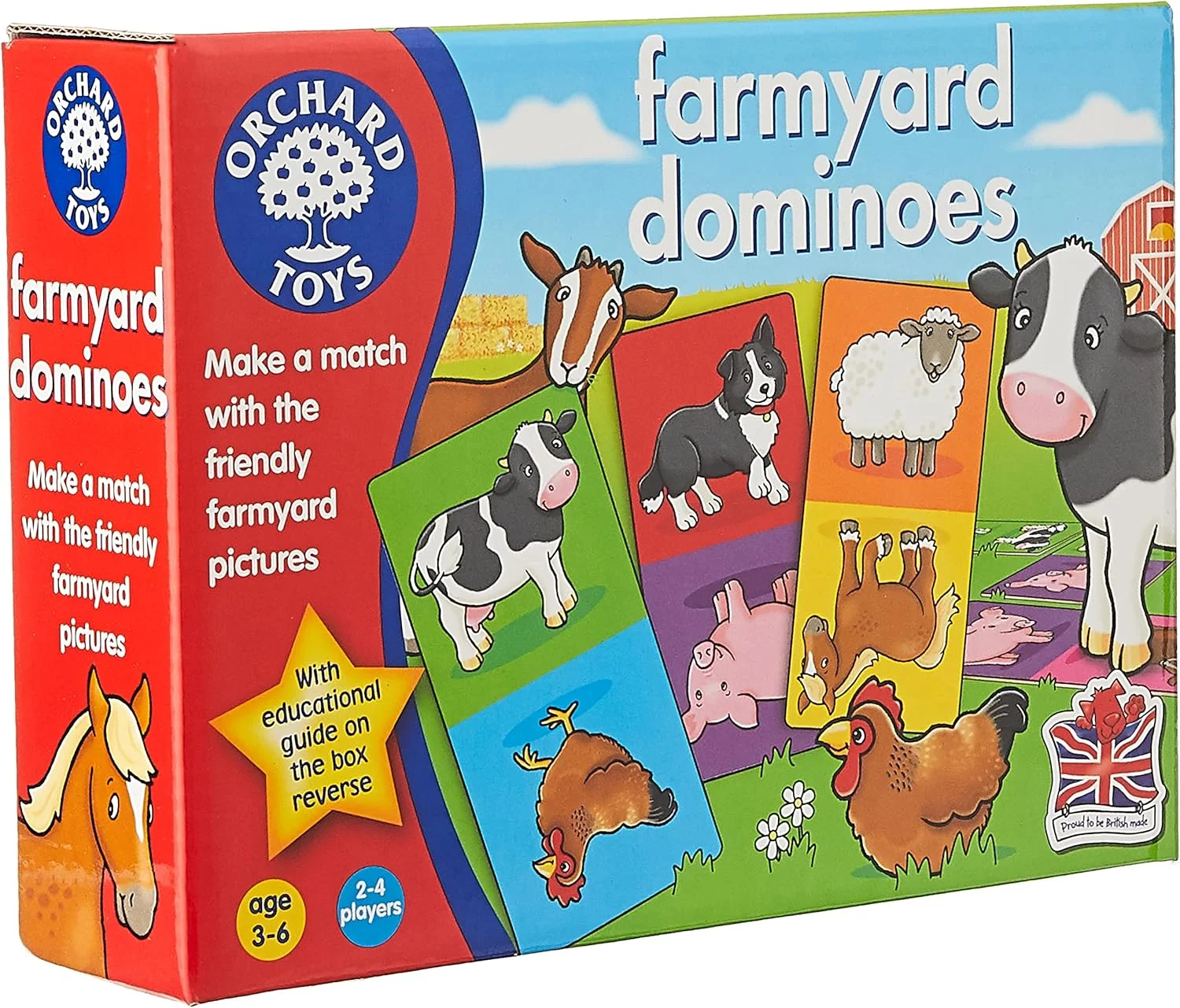 بازی دومینو مزرعه اسباب بازی های باغ | بازی سرگرم کننده تطبیق و ارسال، مناسب برای کودکان 2 سال به بالا