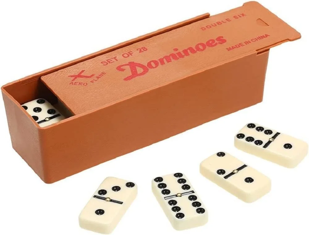 بازی دومینو پلاستیکی کلاسیک - مناسب برای همه - 6 سال به بالا