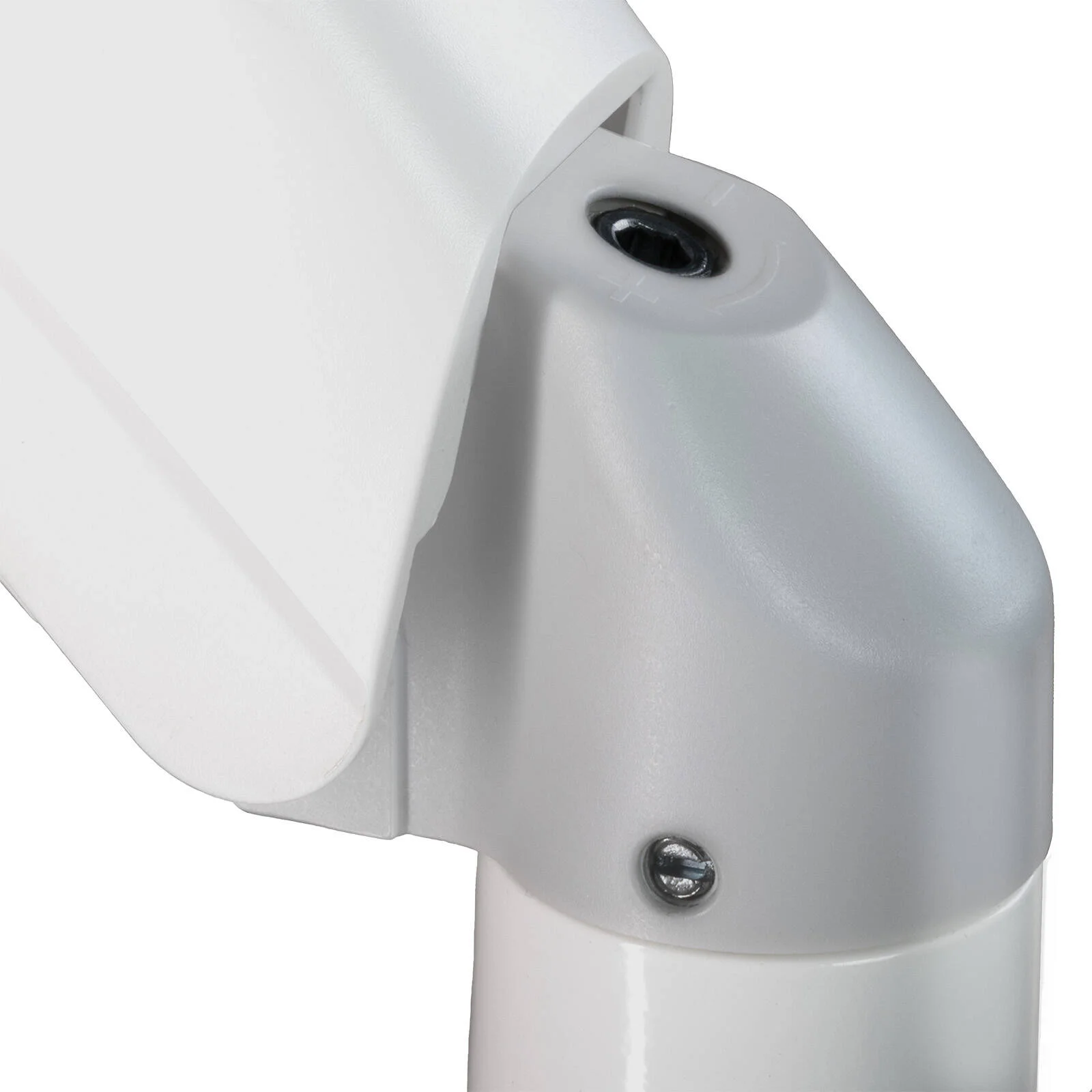 بازوی نگهدارنده دو مانیتوره سیلوراستون مدل ARM26، مناسب برای صفحه نمایش 24 تا 32 اینچ، حداکثر ظرفیت وزن 9 کیلوگرم، +90° ~ -45° شیب، گزینه های نصب دوگانه، پوشش مدیریت کابل یکپارچه، سفید | SST-ARM26W