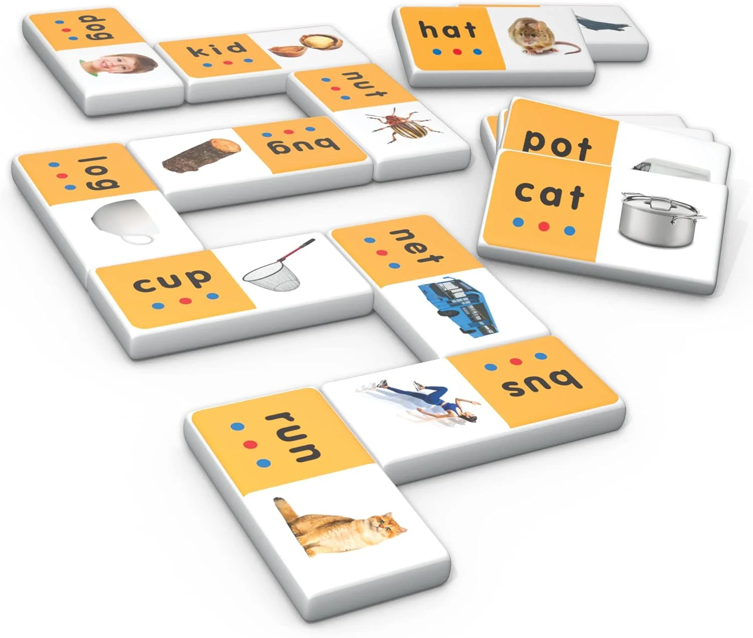 دومینوهای آموزشی تطبیق و یادگیری CVC جونیور لرنینگ