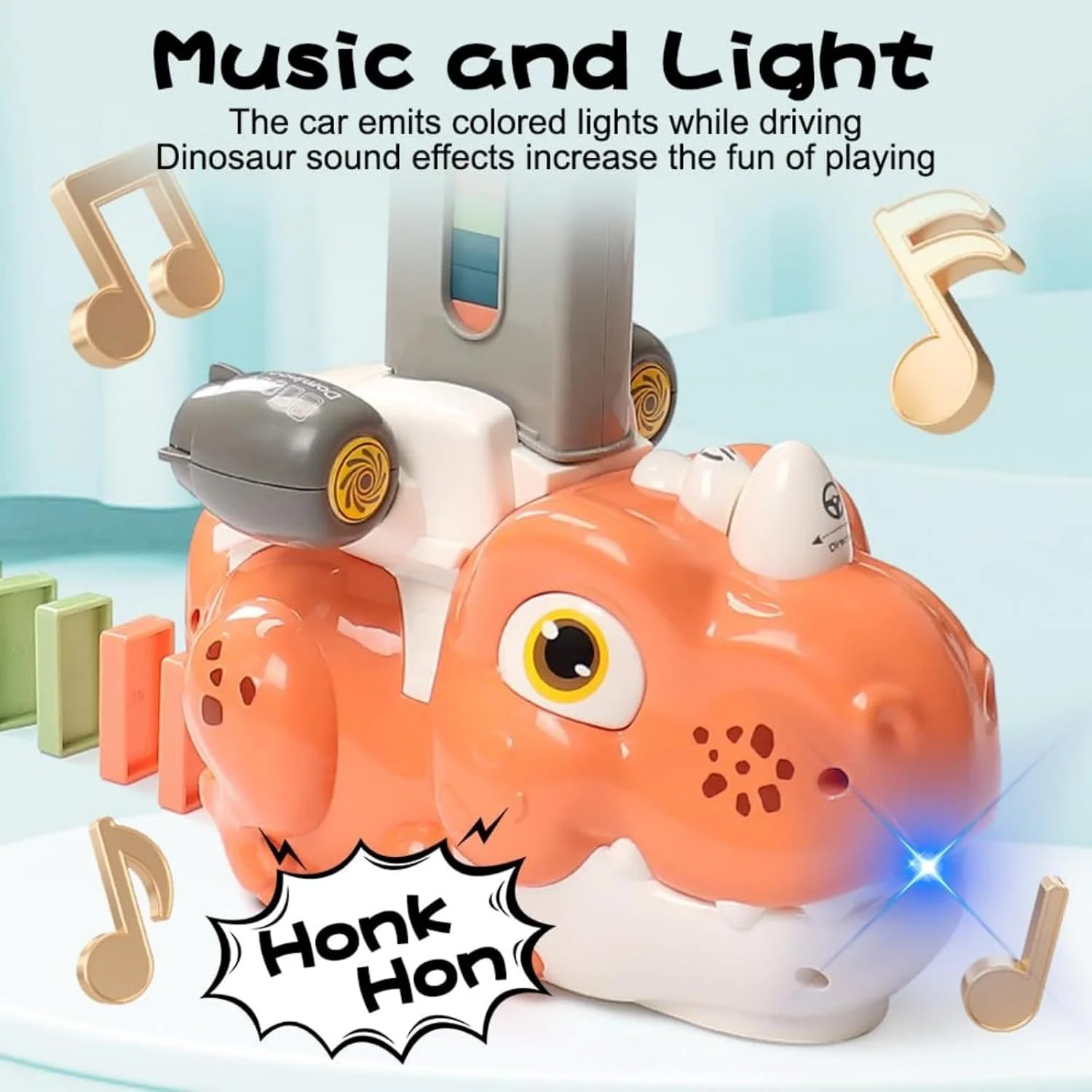 ست اسباب بازی قطار دومینو KASTWAVE شامل 180 قطعه برای کودکان، ست بلوک قطار دومینو اتوماتیک کودکان، اسباب بازی های چیدنی دومینو مونته سوری، هدیه تولد برای پسران و دختران 3+ ساله، بازی مناسب کودکان 6-8 ساله