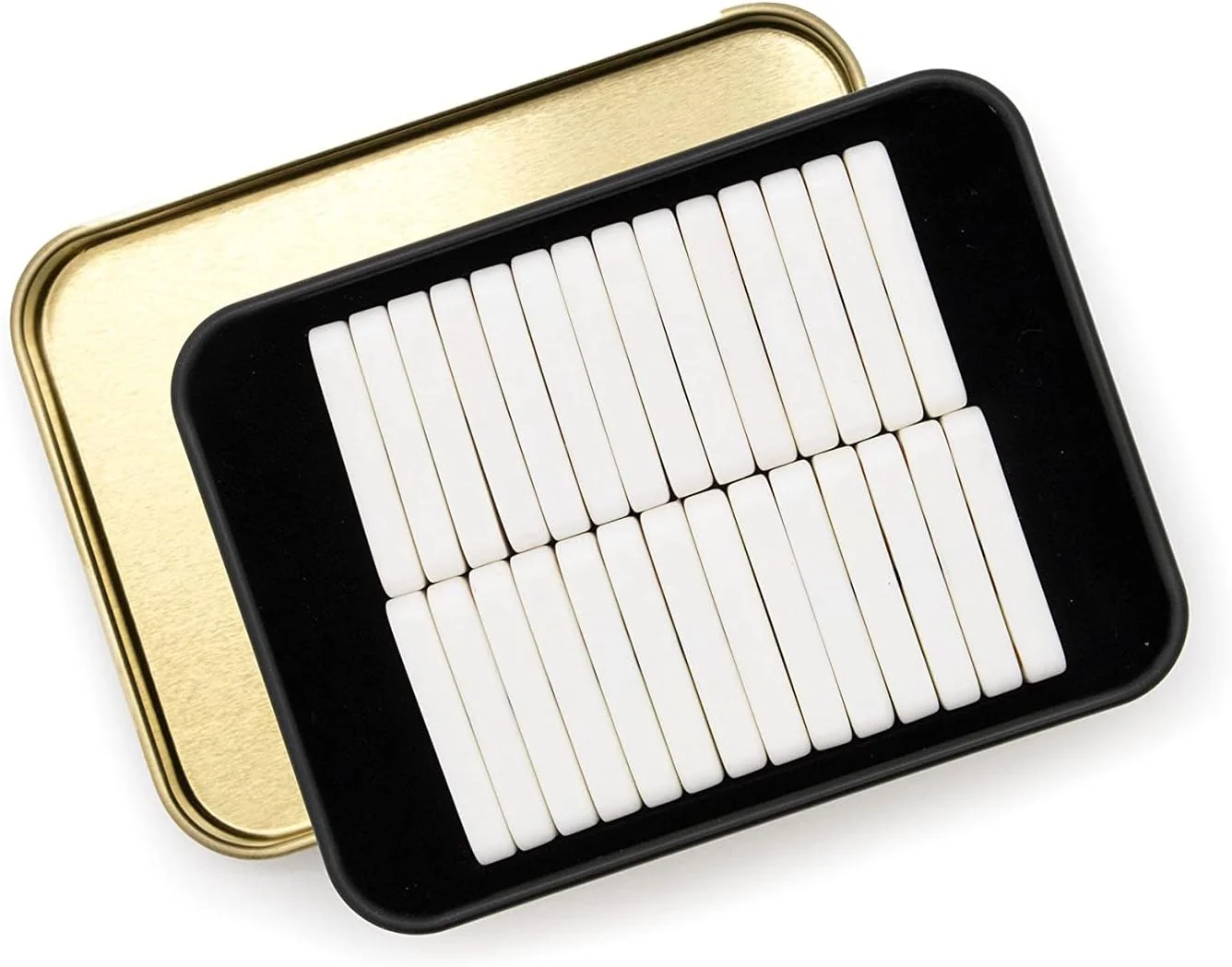 مجموعه مینی دومینو Iron and Glory - مجموعه هدیه دومینو مسافرتی 28 قطعه ای با جعبه حمل آلومینیومی