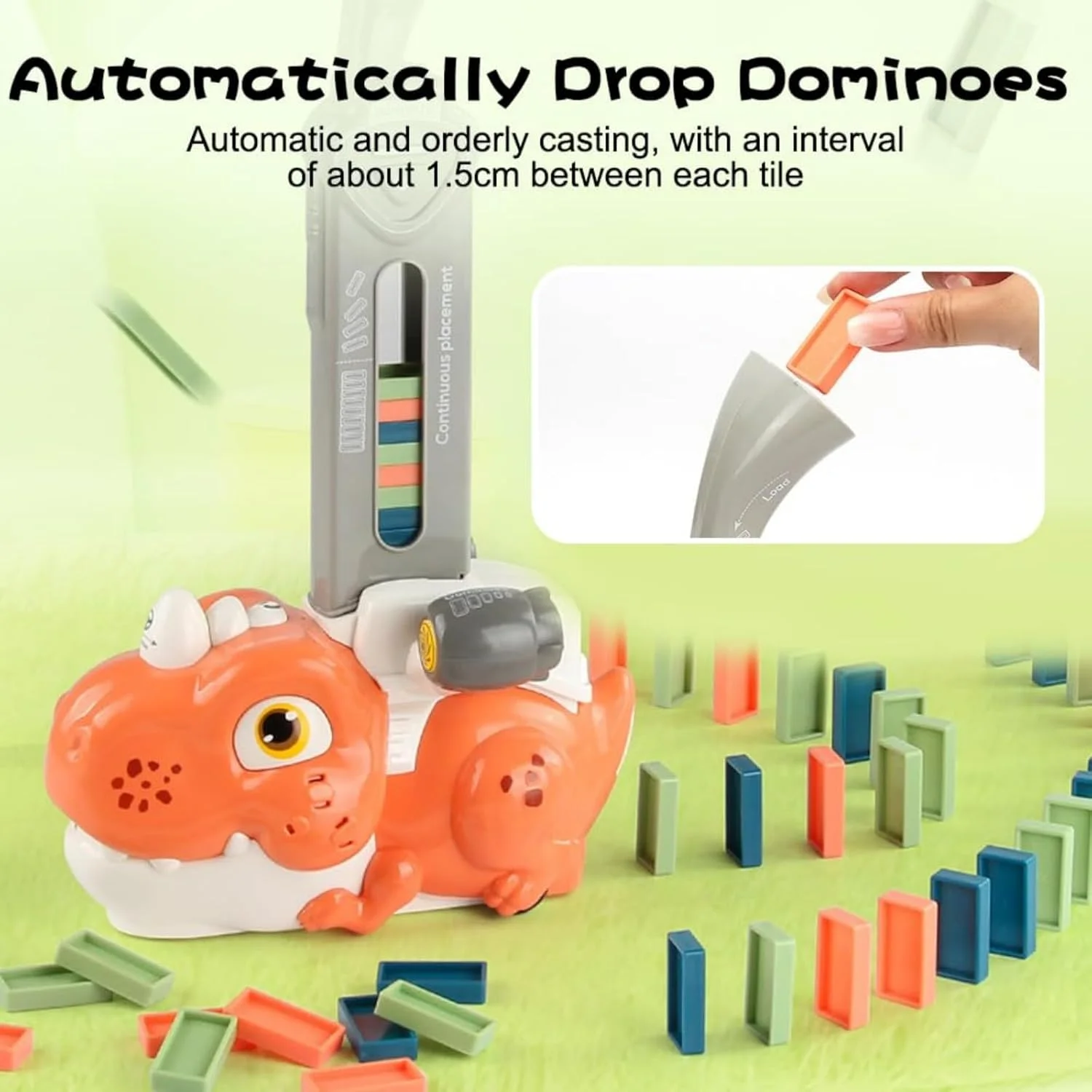 ست اسباب بازی قطار دومینو KASTWAVE شامل 180 قطعه برای کودکان، ست بلوک قطار دومینو اتوماتیک کودکان، اسباب بازی های چیدنی دومینو مونته سوری، هدیه تولد برای پسران و دختران 3+ ساله، بازی مناسب کودکان 6-8 ساله