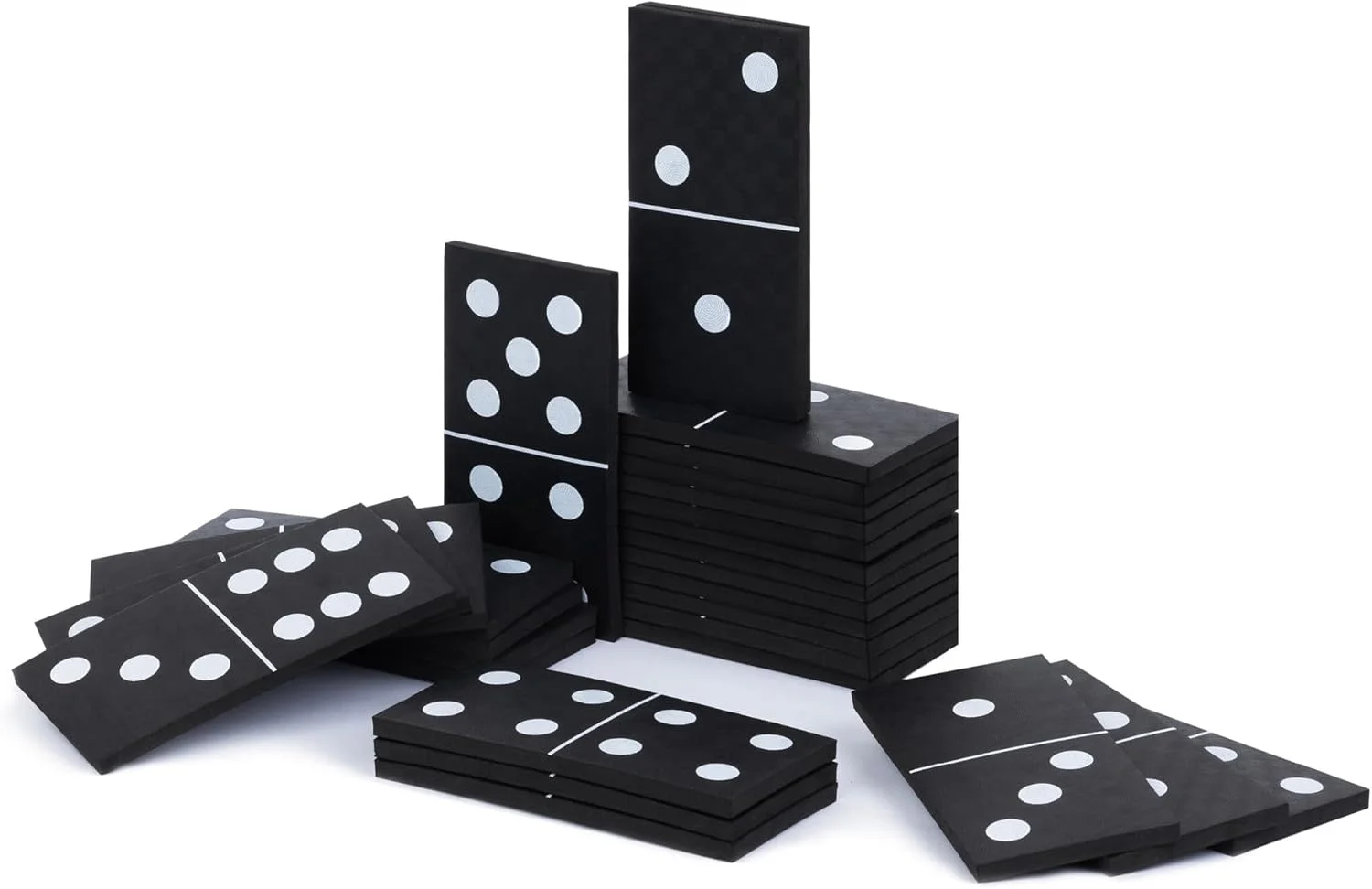 مجموعه دومینو فومی بزرگ هیلینگتون، بازی مناسب فضای باز، حیاط، باغ، تفریح تابستانی برای کودکان، خانواده، بار و اداره