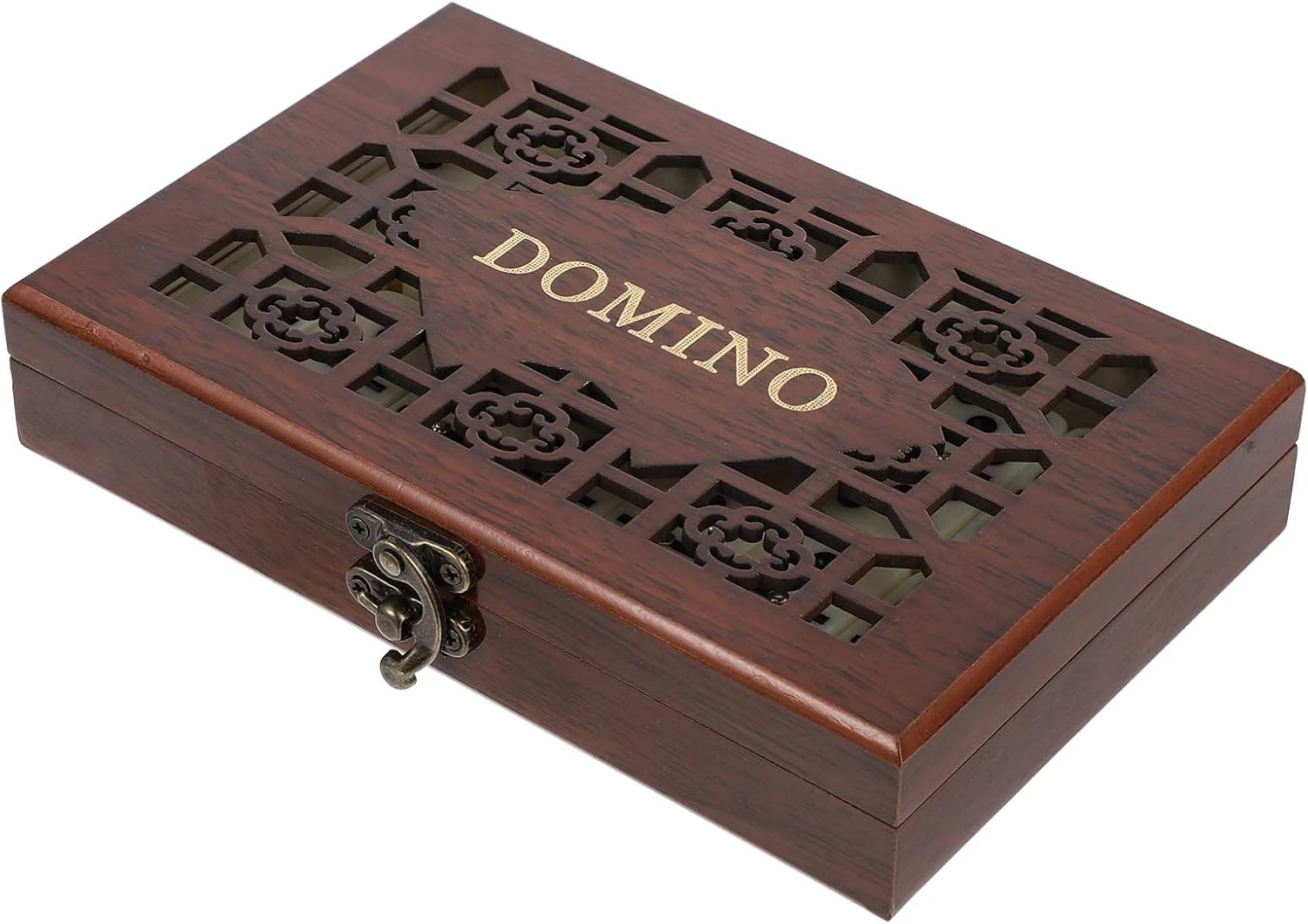 مجموعه دومینو Healifty با جعبه چوبی، بازی دومینو مناسب سفر
