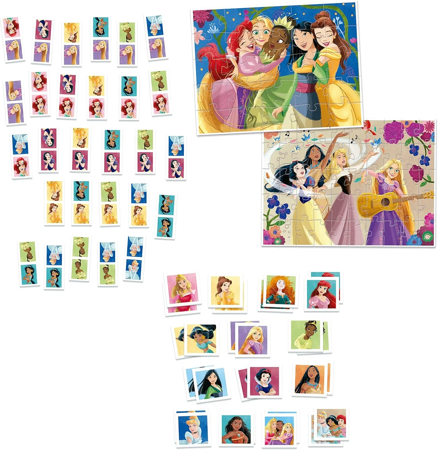 ادوکا - سوپر پک 4 در 1 پازل پرنسس های دیزنی (19683)