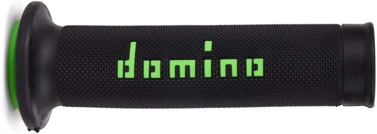 دستگیره های مشکی/سبز دومینو، قطر 22 میلی متر، طول 126 میلی متر، باز