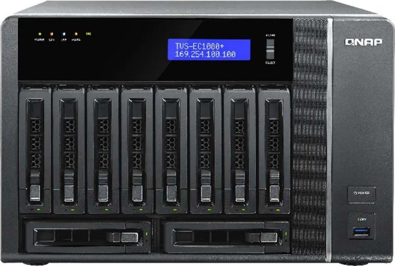 QNAP TVS-EC1080-i3-8G مدل ایستاده ۱۰-bay Edge Cloud Turbo vNAS، SATA 6G، ۴ پورت LAN، آماده برای 10G با ۸ گیگابایت رم | TVS-EC1080-i3-8G QNAP TVS-EC1080-i3-8G مدل ایستاده ۱۰-bay Edge Cloud Turbo vNAS، SATA 6G، ۴ پورت LAN، آماده برای 10G با ۸ گیگابایت رم | TVS-EC1080-i3-8G