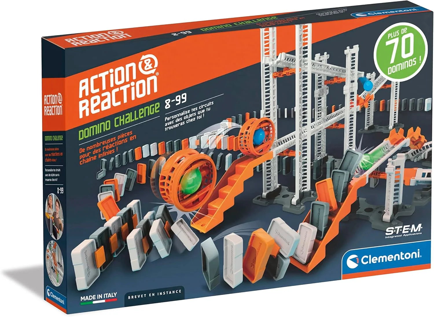 افکت دومینو اکشن و ری‌اکشن کلمنتونی