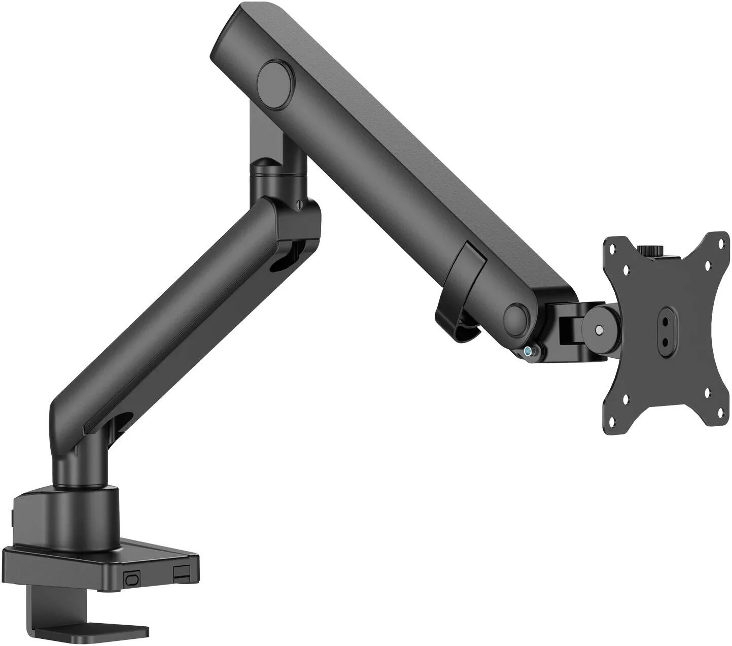 بازوی مانیتور فنری مکانیکی باریک و مقاوم Twisted Minds TM-84-C06، چرخش 360 درجه، مناسب برای مانیتورهای 17 تا 40 اینچ، مناسب برای مانیتورهای تخت و منحنی، مشکی | TM-84-C06