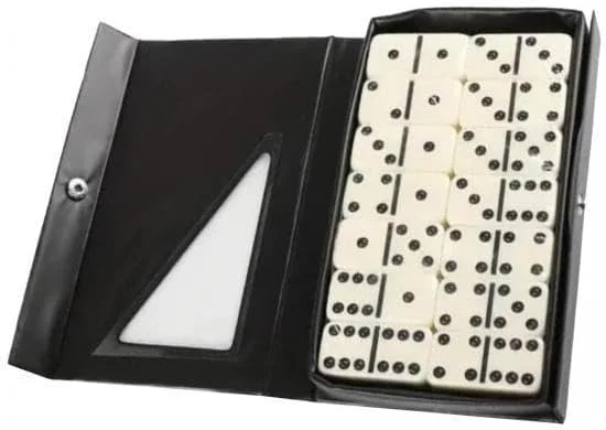 ست دومینو دابل سیکس، 28 دومینو در جعبه قابل حمل برای سفر و تعطیلات | اسباب بازی آموزشی برای کودکان | ست اسباب بازی سرگرم کننده و آموزشی