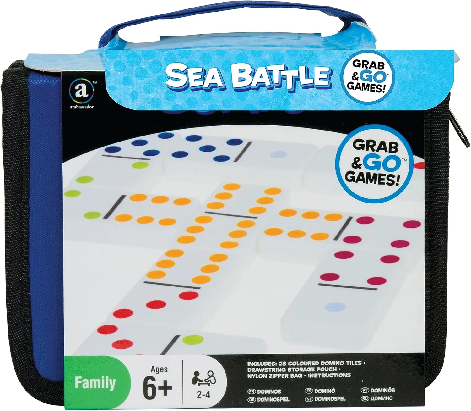 بازی های سفری Ambassador MA Grab & Go! - دومینو