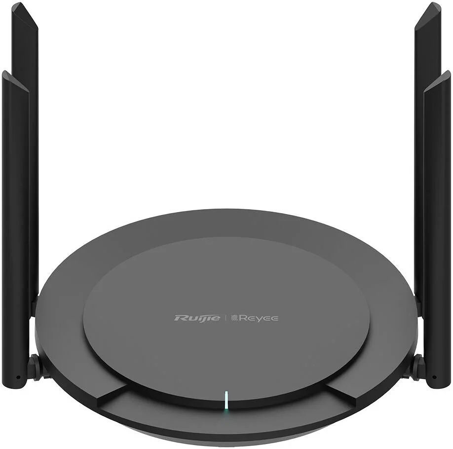 روتر هوشمند بی‌سیم Ruijie RG-EW300 PRO، فرکانس 2.4 گیگاهرتز، نرخ داده 300 مگابیت بر ثانیه، 1x رابط WAN و 3x رابط LAN، 4x آنتن 5dBi، مشکی | RG-EW300 PRO