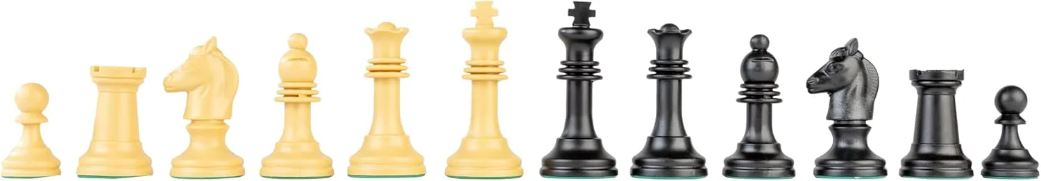 ست کامل مهره های شطرنج پلاستیکی استانتون شماره 4 فالومیر به همراه جعبه نگهداری