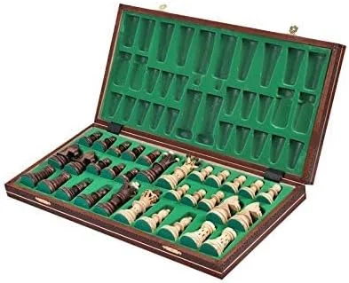 ست شطرنج چوبی منحصربه‌فرد Jarilo، مهره‌ها، صفحه شطرنج و محل نگهداری