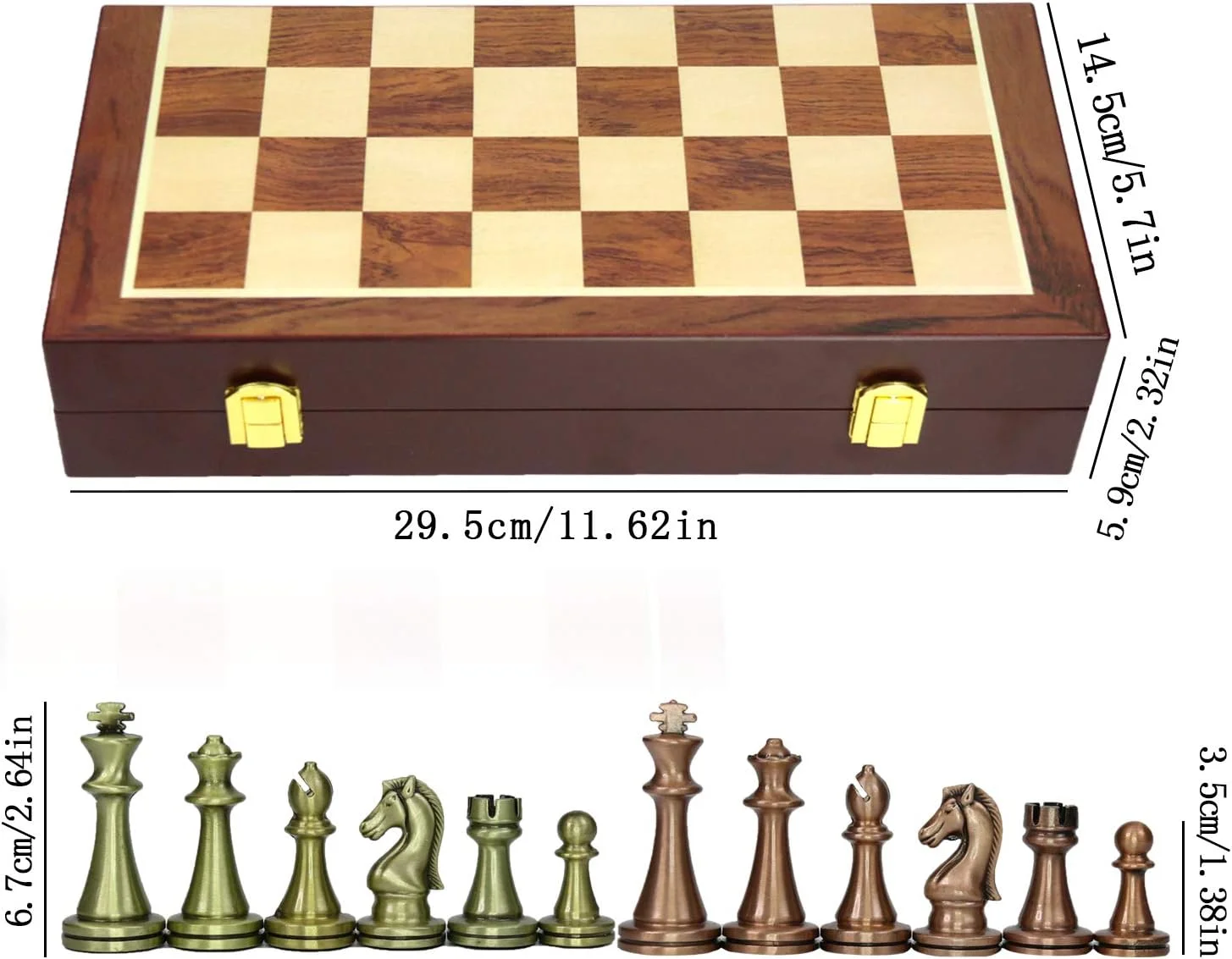 صفحه شطرنج فلزی بزرگ و لوکس، صفحه شطرنج منحصربهفرد برای بزرگسالان، صفحه شطرنج چوبی تاشو، اسباببازیهای آموزشی برای کودکان و بزرگسالان صفحه شطرنج فلزی بزرگ و لوکس، صفحه شطرنج منحصربهفرد برای بزرگسالان، صفحه شطرنج چوبی تاشو، اسباببازیهای آموزشی برای کودکان و بزرگسالان