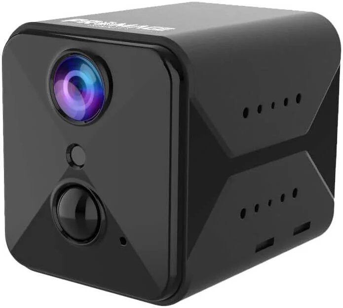 دوربین کوچک باتری‌دار پرومِیج کانکت PC-M621، کیفیت 2 مگاپیکسل فول اچ‌دی، مناسب فضای داخلی، ثابت، دید در شب مادون قرمز، تشخیص حرکت، وای‌فای، Tuya، ذخیره‌سازی TF/Cloud، یکپارچه‌سازی با اپلیکیشن Tuya، مشکی | PC-M621