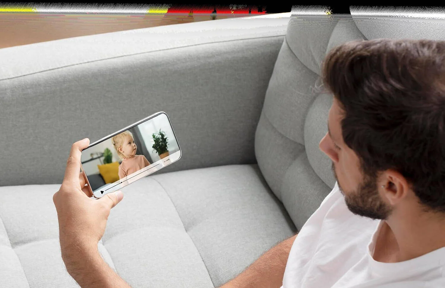 دوربین مراقبت کودک پرومج کانکت مدل PC-B233-WF، کیفیت 3 مگاپیکسل فول اچ دی، صدای دو طرفه، دید در شب مادون قرمز، تشخیص حرکت، تشخیص گریه کودک، لالایی، وای فای و بلوتوث، پشتیبانی از کارت حافظه 256 گیگابایتی/ذخیره سازی ابری، صورتی