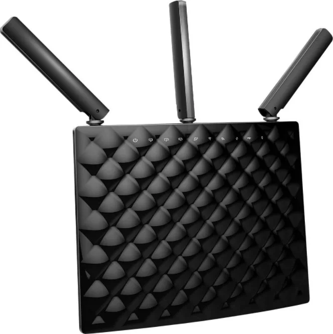 روتر تندا AC15 - AC1900، نرخ انتقال تا 1900 مگابیت بر ثانیه، آنتن های دو بانده، 802.11a، Beamforming، مشکی | AC15