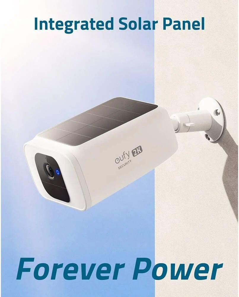 دوربین Eufy SoloCam S230 (S40)، کیفیت 2K، دید در شب رنگی، باتری داخلی، شارژ خورشیدی، صدای دو طرفه، محافظت IP67، سفید | T81243W1 دوربین Eufy SoloCam S230 (S40)، کیفیت 2K، دید در شب رنگی، باتری داخلی، شارژ خورشیدی، صدای دو طرفه، محافظت IP67، سفید | T81243W1