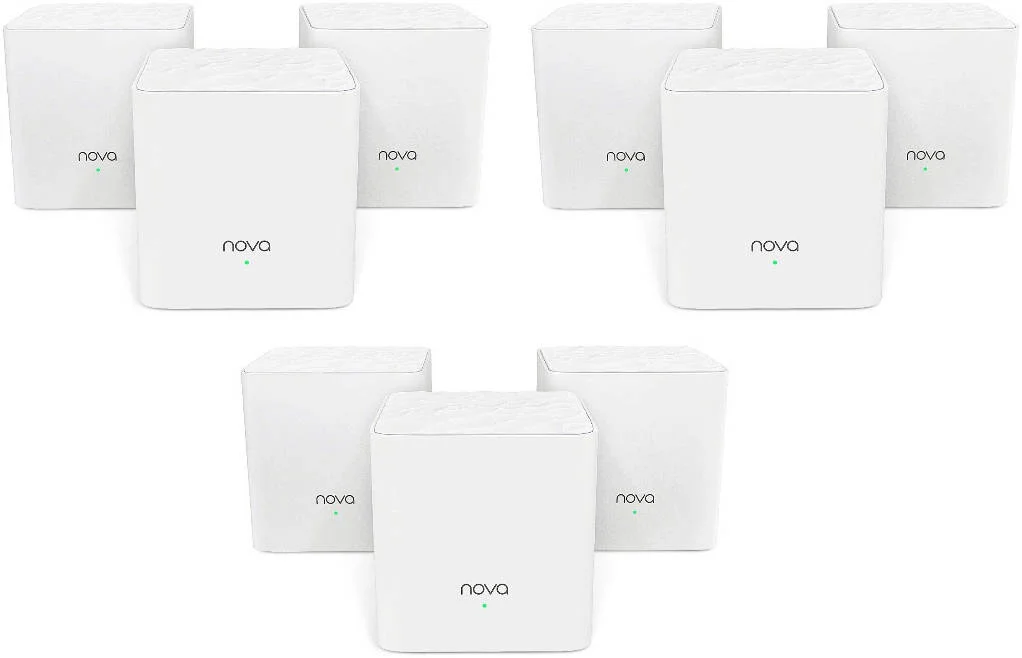 سیستم وای فای روتر دو بانده مش AC1200 تندا نوا MW3 (بسته 3 عددی x 3)، تا 1200 مگابیت بر ثانیه، 5 گیگاهرتز، نصب آسان، سازگار با الکسا، کنترل والدین، جایگزین روتر، سفید | نوا MW3 (بسته 3 عددی x 3)