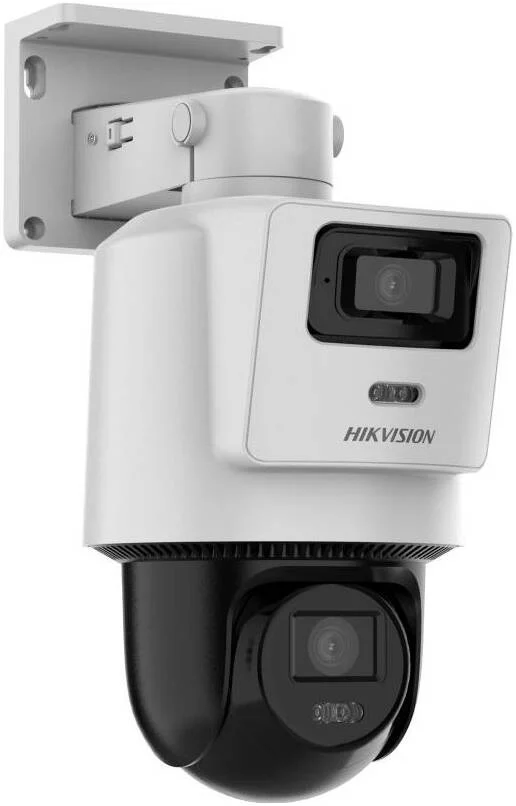 دوربین تحت شبکه هایک ویژن TandemVu با لنز ثابت POE PT با رزولوشن 2MP+2MP، سنسور CMOS اسکن پیشرونده 1/2.9 اینچی، دیافراگم F2.0، هیبریدی (IR و نور سفید)، برد تا 30 متر، سفید | DS-2SE2C200MWG-E/12(2.8/8mm)