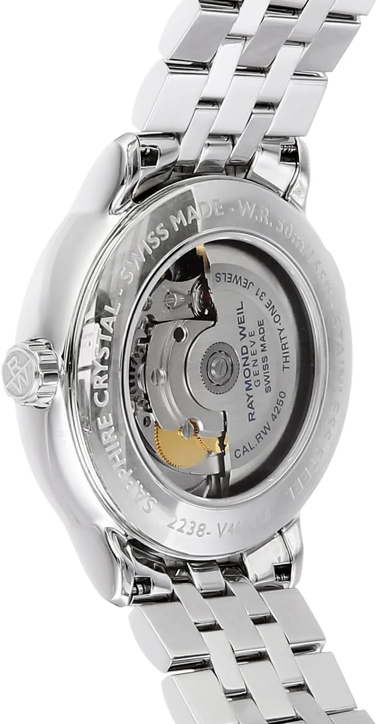 ساعت مچی مردانه ریموند ویل مدل 2238-ST-00659 Maestro آنالوگ اتوماتیک سوییسی نقره ای ساعت مچی مردانه ریموند ویل مدل 2238-ST-00659 Maestro آنالوگ اتوماتیک سوییسی نقره ای