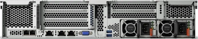 Lenovo ThinkSystem SR590 Xeon Silver 4210 (10 هسته 2.2 گیگاهرتز 13.75 مگابایت حافظه کش/85 وات) 16 گیگابایت (1x16 گیگابایت، 2Rx8 RDIMM)، 3x600 گیگابایت 10k SAS، 930-8i، 2x750 وات، XCC Enterprise، ریل های بدون ابزار، VGA جلو | 7X99A05MEA