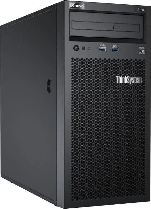 سرور Lenovo ST50 Xeon E-2224G (چهار هسته ای 3.5GHz 8MB Cache/71W) با 1x8GB رم، 2x1TB SATA NHS 3,5 اینچی (4)، SW RAID، DVD-RW، AMT، 250W Fixedm 3 سال | 7Y48A03EEA