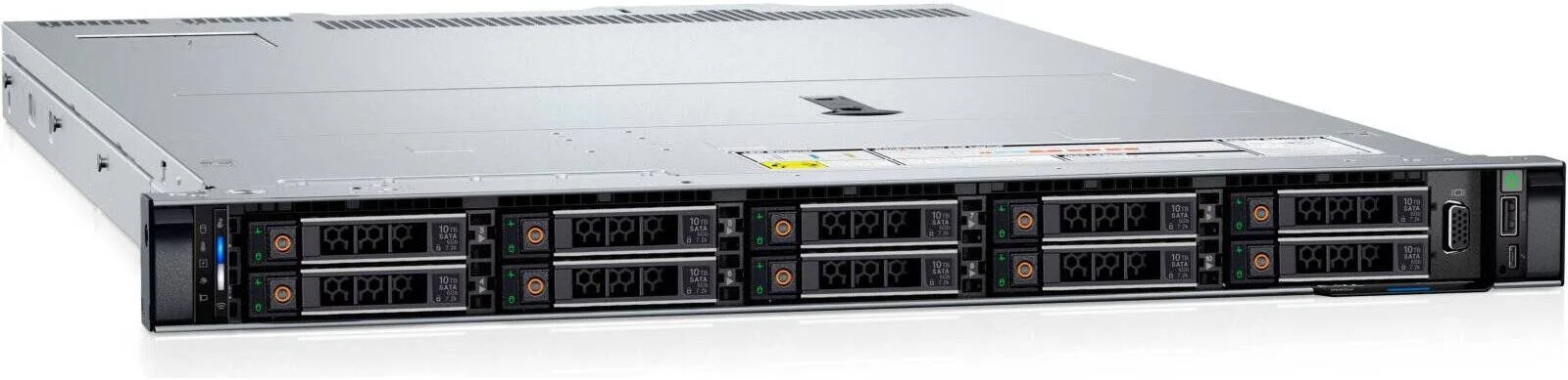 سرور Dell PowerEdge R660xs، پردازنده Intel Xeon Gold 5415+، رم 32 گیگابایت، 2 عدد SSD SATA 480 گیگابایتی، تا 8 هارد دیسک، iDRAC9 Enterprise 15GDual، PERC H755، منبع تغذیه 1400W (1+1) | R660xs