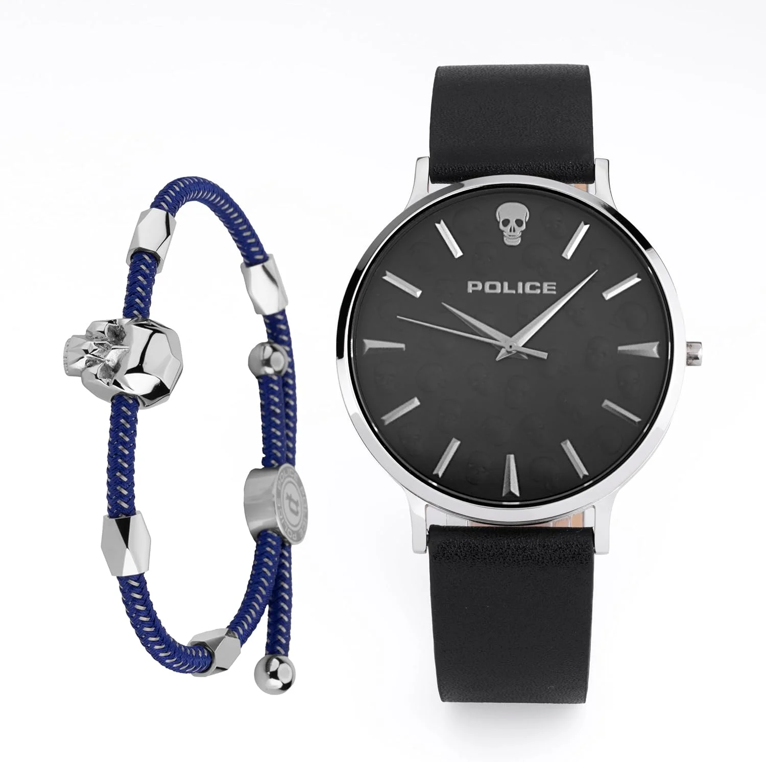 ساعت مچی مردانه پلیس مدل Helix با صفحه مشکی و بند چرمی مشکی - 44 میلی متر