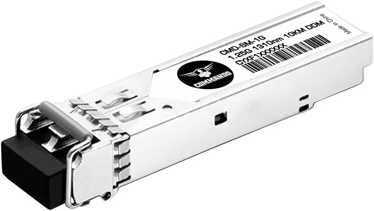 فرستنده و گیرنده 1G SFP، تا 1.25 گیگابیت بر ثانیه، SFP/SFP+/QSFP/QSFP+28 با قابلیت تعویض سریع، فیبر تک حالته/چند حالته، LC Duplex، 1310 نانومتر | CMD-SM-1G فرستنده و گیرنده 1G SFP، تا 1.25 گیگابیت بر ثانیه، SFP/SFP+/QSFP/QSFP+28 با قابلیت تعویض سریع، فیبر تک حالته/چند حالته، LC Duplex، 1310 نانومتر | CMD-SM-1G