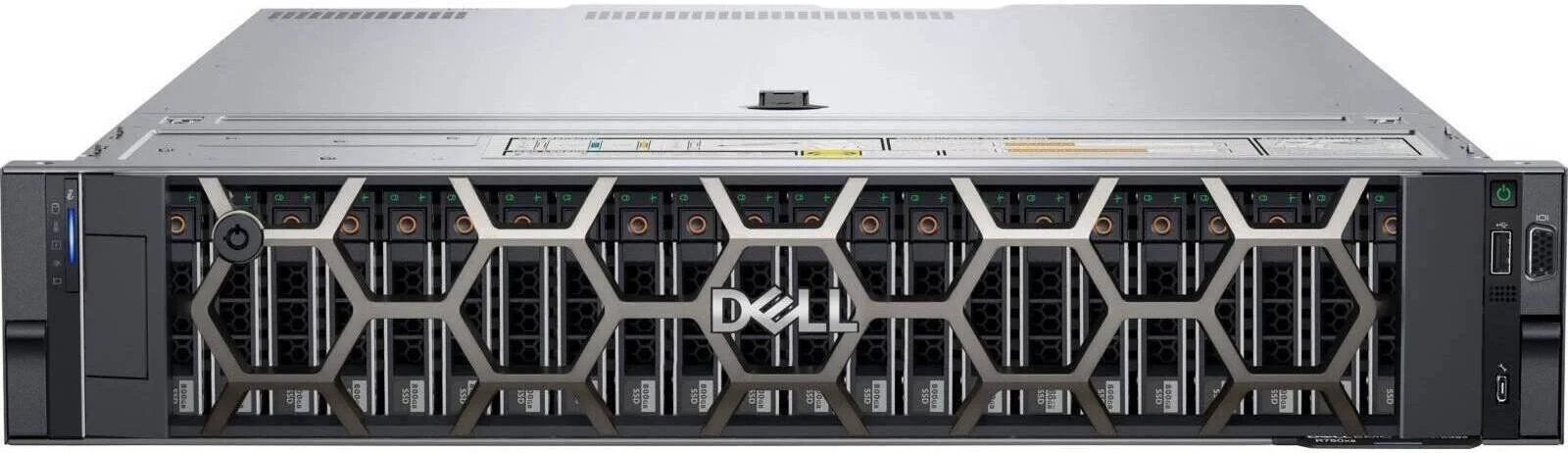 Dell PowerEdge R750xs، 2x Intel Xeon Silver 4310، 64 گیگابایت رم، 960 گیگابایت SATA SSD + 4.8 ترابایت SAS HDD، Broadcom 5720 Quad Port 1GbE، PERC H755 SAS Front، iDRAC9 Enterprise 15G، (1+1) 700W | PE-R750xs