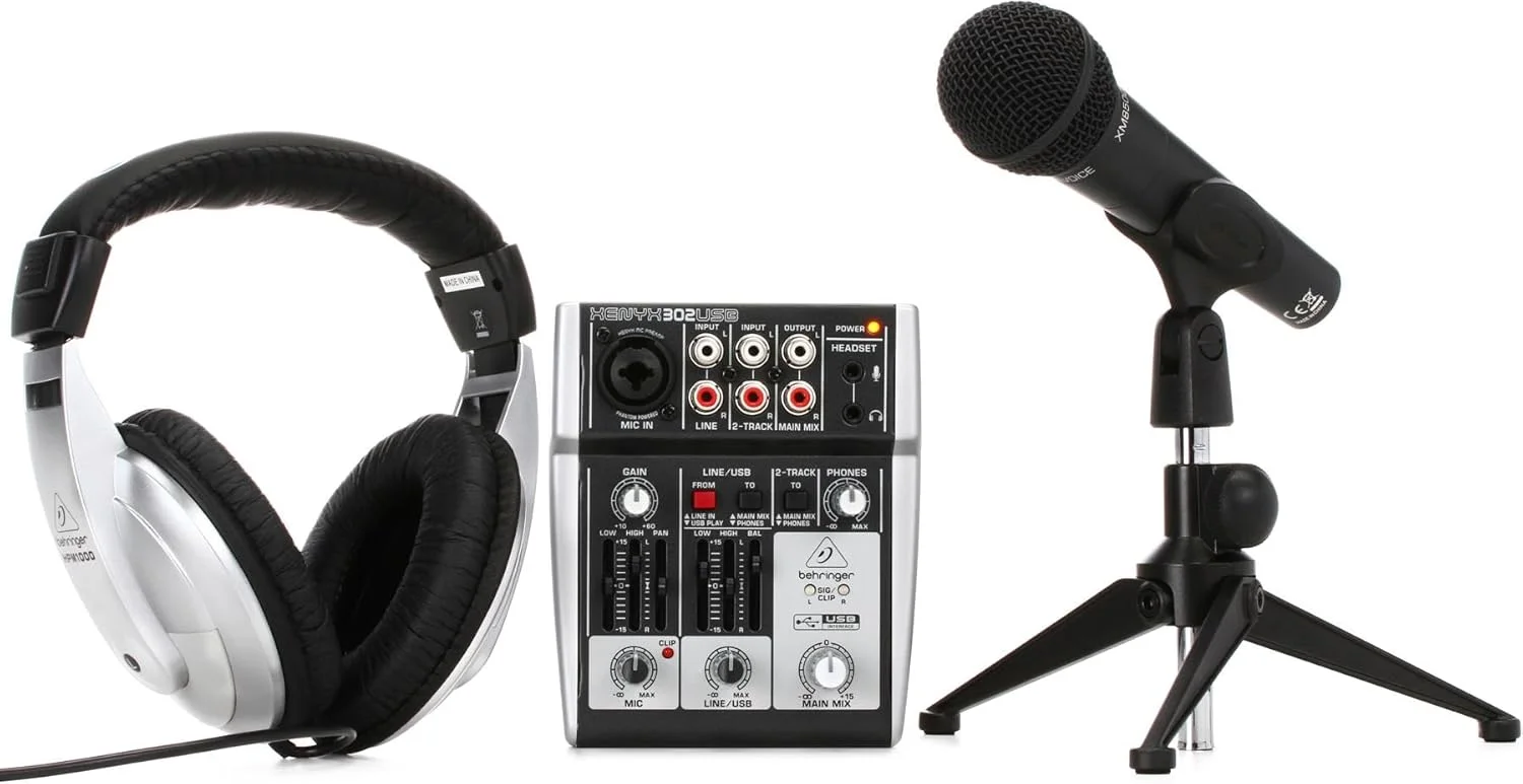 باندل استودیویی پادکست Behringer Podcastudio 2 USB - باندل پادکستینگ
