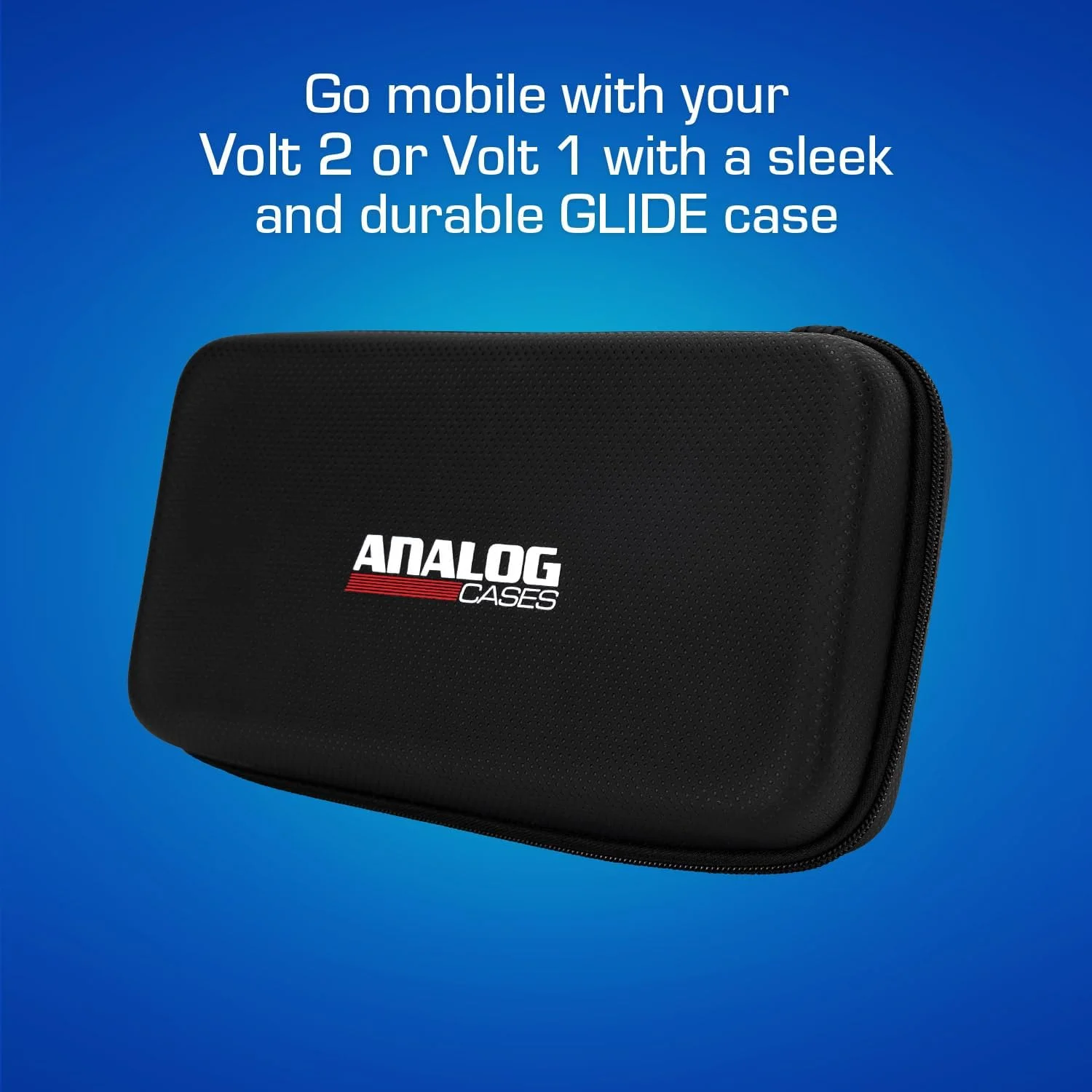 کیف حمل Analog Cases مدل Glide برای کارت صداهای Focusrite Scarlett 4i4 / Universal Audio Arrow و کارت صداهای مشابه (کیف حمل ساخته شده از EVA/Nylon بادوام و قالب‌گیری شده، دسته لاستیکی مقاوم)، مشکی