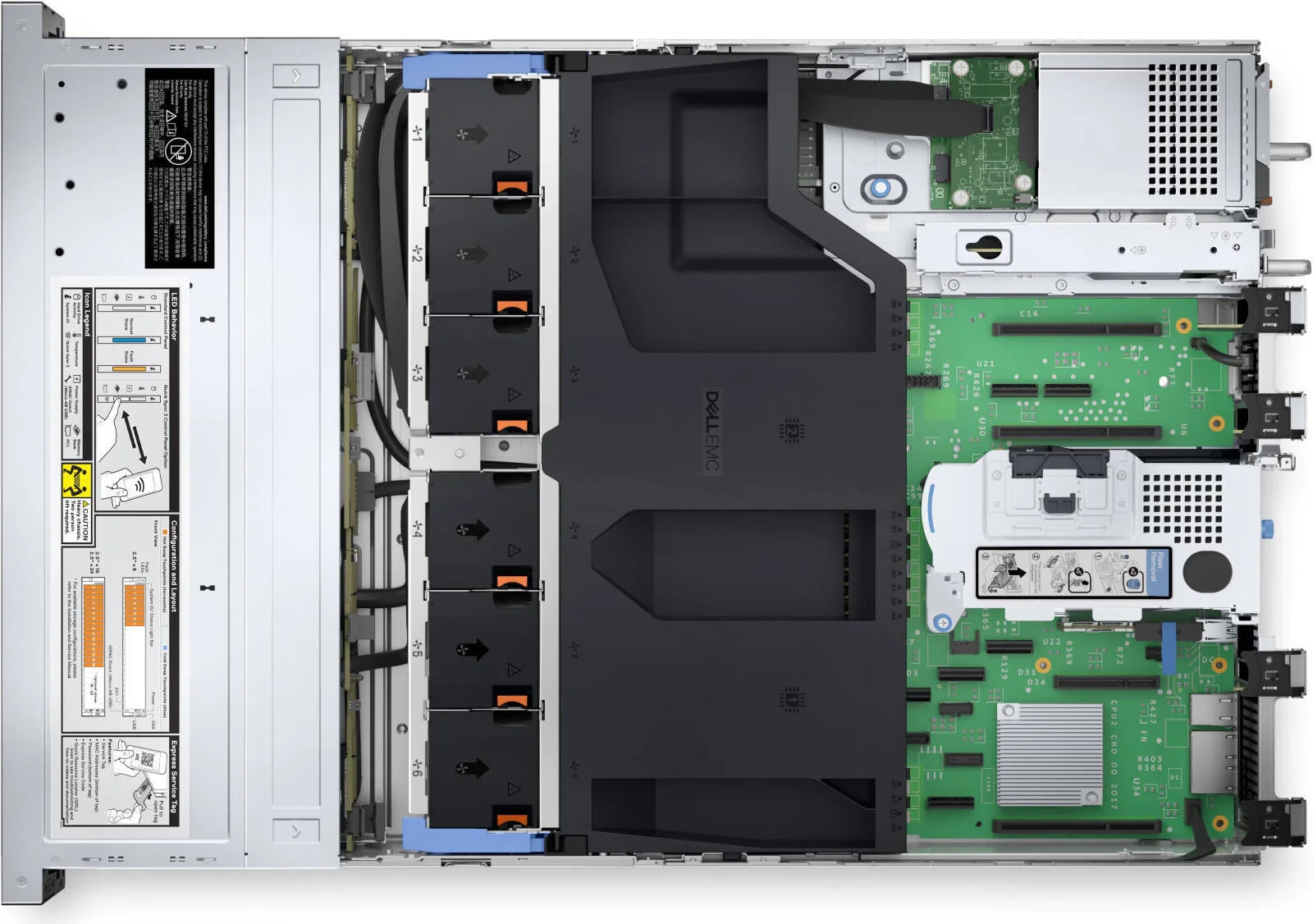 Dell PowerEdge R750xs، پردازنده Intel Xeon Silver 4310، رم 16 گیگابایتی، هارد درایو 600 گیگابایتی SAS، Broadcom 5720 Quad Port 1GbE، PERC H755 SAS Front، iDRAC9 Enterprise 15G، (1+1) 800W | PE-R750xs