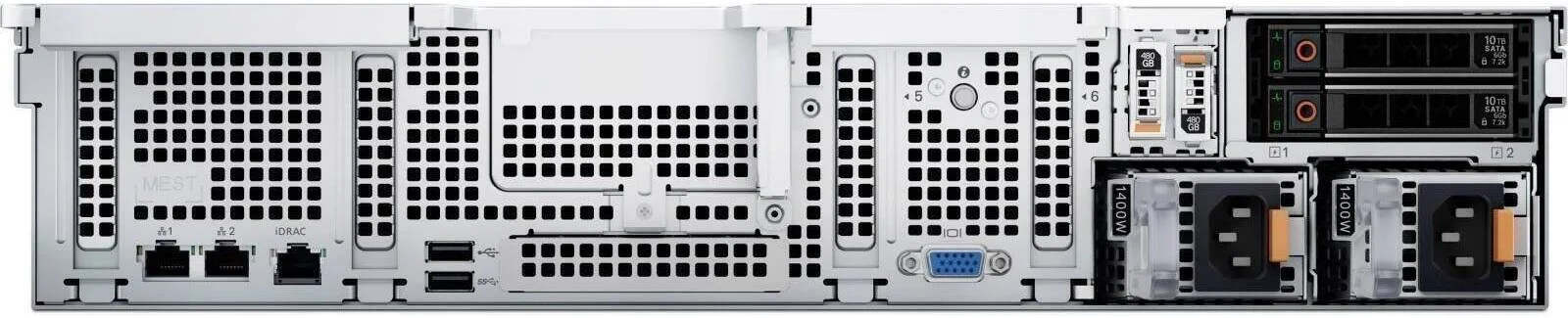 سرور Dell PowerEdge R750xs، تا 8 هارد دیسک 3.5 اینچی، 2 پردازنده Intel Xeon Gold 6326، رم 768 گیگابایتی، 2 اس اس دی 480 گیگابایتی SATA و 8 اس اس دی 960 گیگابایتی SATA، کنترلر PERC H755 SAS، iDRAC9 Enterprise 15G، (1+1) 700W | PE-R750xs
