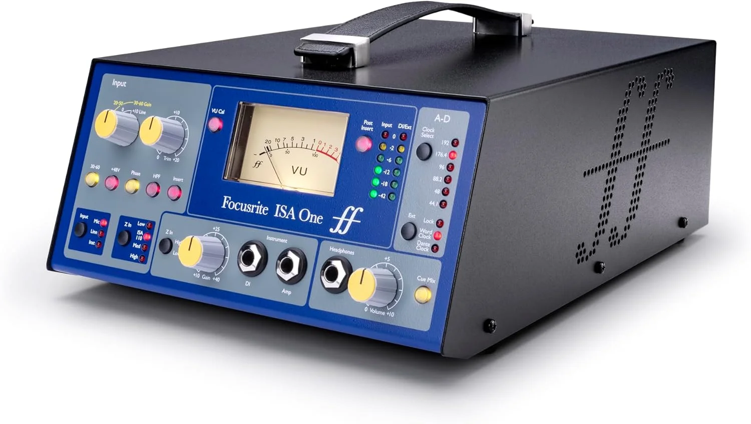 پری امپ میکروفون کلاسیک Focusrite ISA One با ورودی DI مستقل، آبی