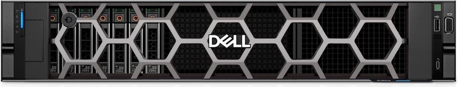 Dell PowerEdge R750xs، تا 8 عدد هارد دیسک 3.5 اینچی، پردازنده Intel Xeon Silver 4310، رم 64 گیگابایتی، SSD SATA 3.84 ترابایتی، Broadcom 5720 Quad Port 1GbE، کنترلر PERC H755 SAS، iDRAC9 Enterprise 15G، (1+1) 700W | PE-R750xs