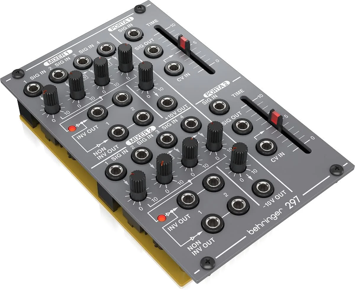 بهرینگر 297 DUAL PORTAMENTO/CV UTILITIES کنترلر آنالوگ افسانهای Portamento و ابزارهای CV برای Eurorack بهرینگر 297 DUAL PORTAMENTO/CV UTILITIES کنترلر آنالوگ افسانهای Portamento و ابزارهای CV برای Eurorack