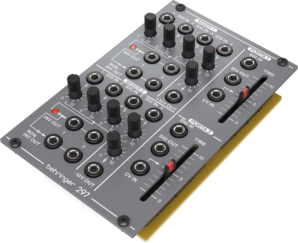 بهرینگر 297 DUAL PORTAMENTO/CV UTILITIES کنترلر آنالوگ افسانهای Portamento و ابزارهای CV برای Eurorack بهرینگر 297 DUAL PORTAMENTO/CV UTILITIES کنترلر آنالوگ افسانهای Portamento و ابزارهای CV برای Eurorack