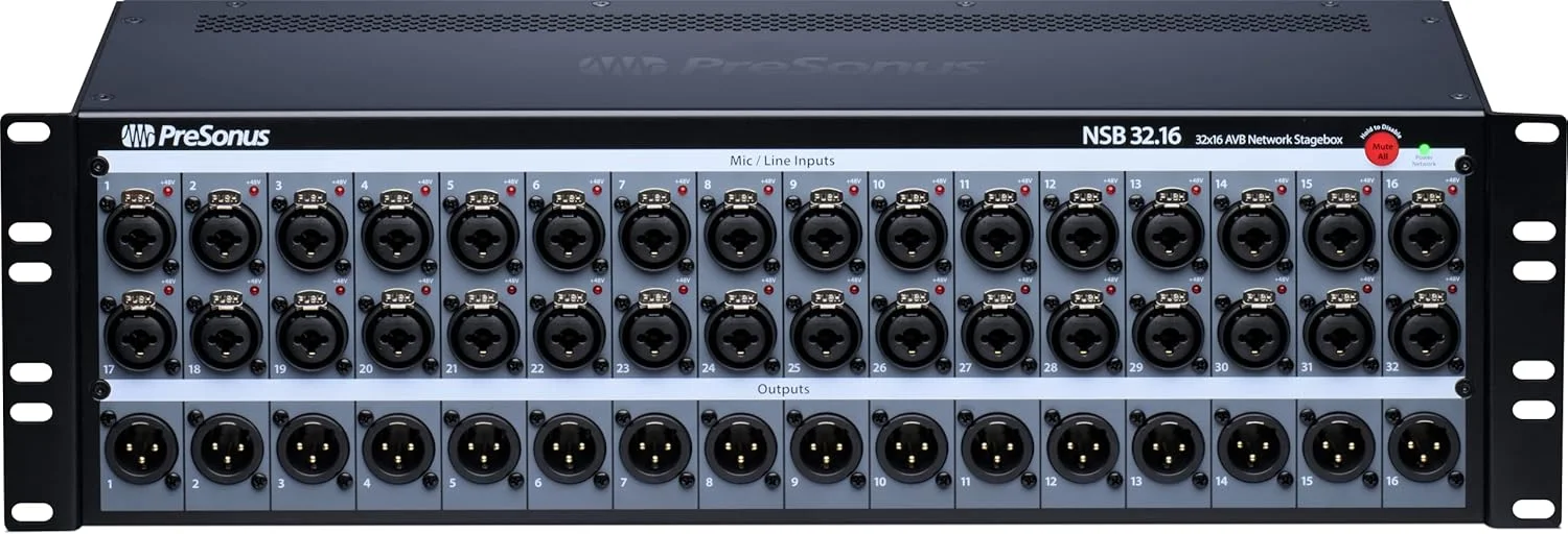 جعبه استیج شبکه ای PreSonus NSB32.16 AVB جعبه استیج شبکه ای PreSonus NSB32.16 AVB