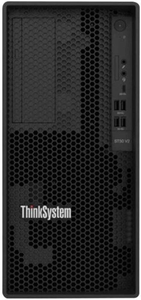 سرور Lenovo ThinkSystem ST50 V2، پردازنده Intel Xeon E-2324G، رم 16 گیگابایتی، 2 عدد SSD 960 گیگابایتی Micron 5400 Pro، بدون DVD، نرم‌افزار Raid، مشکی | 7D8JA043EA