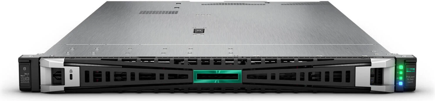 سرور HPE ProLiant DL360 Gen11 2U، پردازنده Intel Xeon 5416S 2.0GHz، حافظه 64GB RDIMM 2R 4800 MT/s، دارای 3 عدد SSD 480GB SATA / 2 عدد هارد 1.2TB 10K SAS 8SFF، کارت شبکه 1Gb 4-port BASE-T OCP3، منبع تغذیه 800W | DL360-G11
