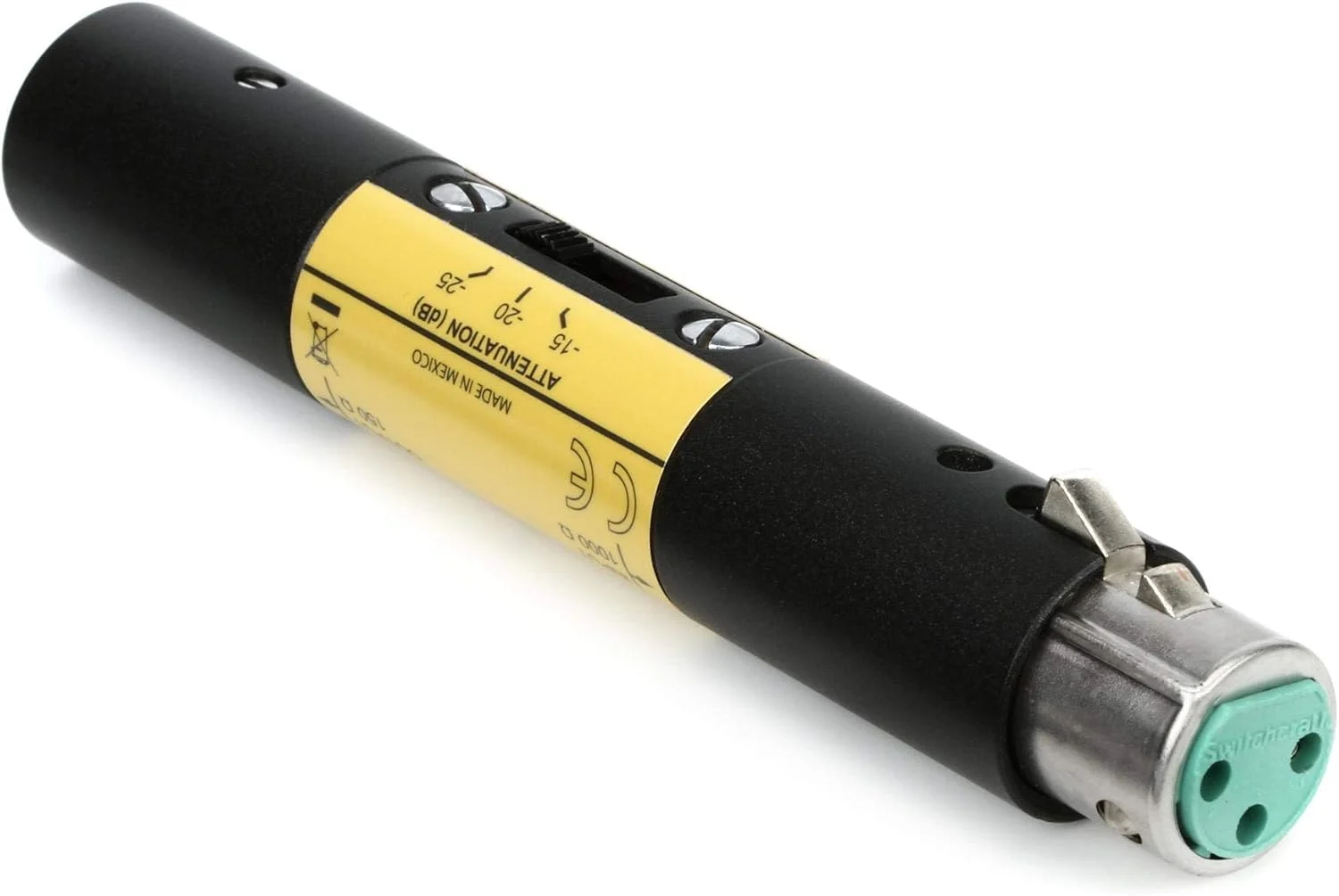 تضعیف کننده خطی قابل تعویض Shure A15AS (15، 20، 25 دسی بل)، عبور توان فانتوم