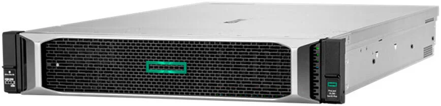 سرور HPE ProLiant DL380 Gen10 Plus با 8 SFF و ارتفاع 2U، دارای 2 پردازنده Intel Xeon Silver 4310 با فرکانس 2.1 گیگاهرتز، 256 گیگابایت رم (8x32GB)، 192 ترابایت حافظه (5x 3.82T) DC600M 2.5" SATA SSD، HPE iLO 5، HPE MR416i-p و 2 منبع تغذیه 800 واتی