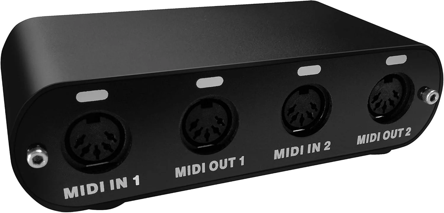 اینترفیس MIDI میدی پلاس MIDI 2x2 USB، مشکی