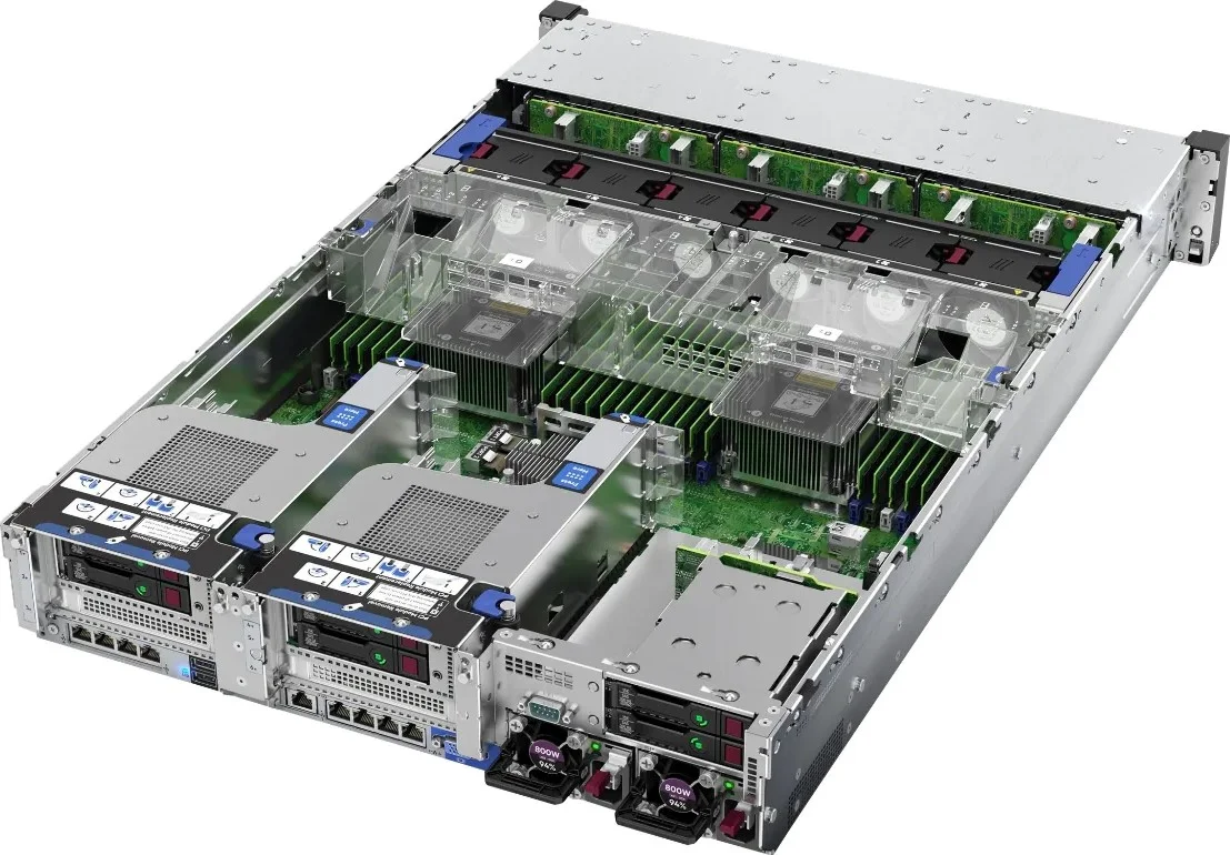 سرور HPE ProLiant DL380 Gen10 4208 1P RPS، حافظه 16 گیگابایتی Dual Rank، حافظه کش L3 11 مگابایت، Hpe 366flr، 4 پورت گیگابیتی اترنت، Intel Xeon Silver | P20172-B21